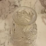 Molded crystal vase