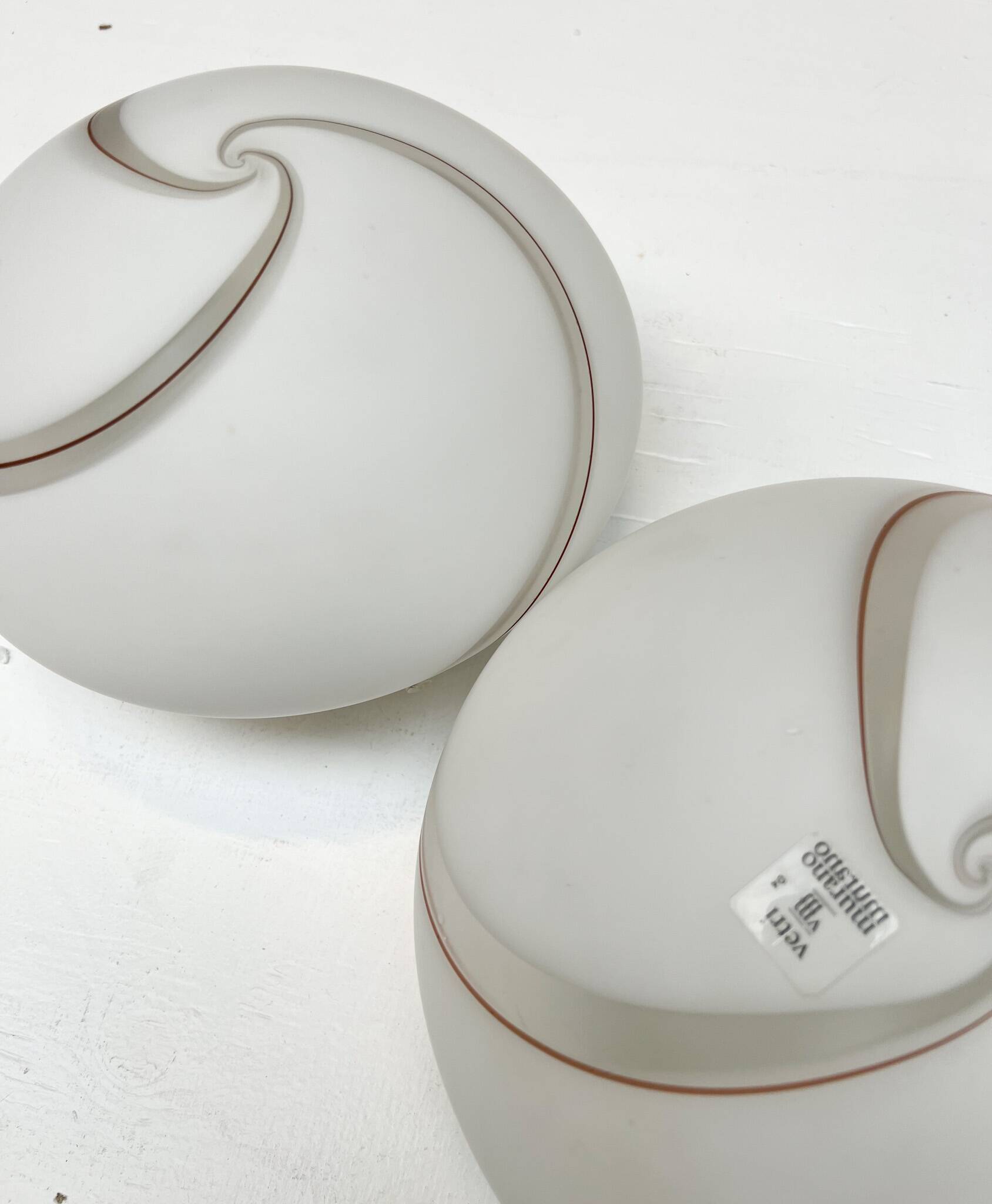 Murano glass ceiling or wall lamp by Vetri VM, 1960s