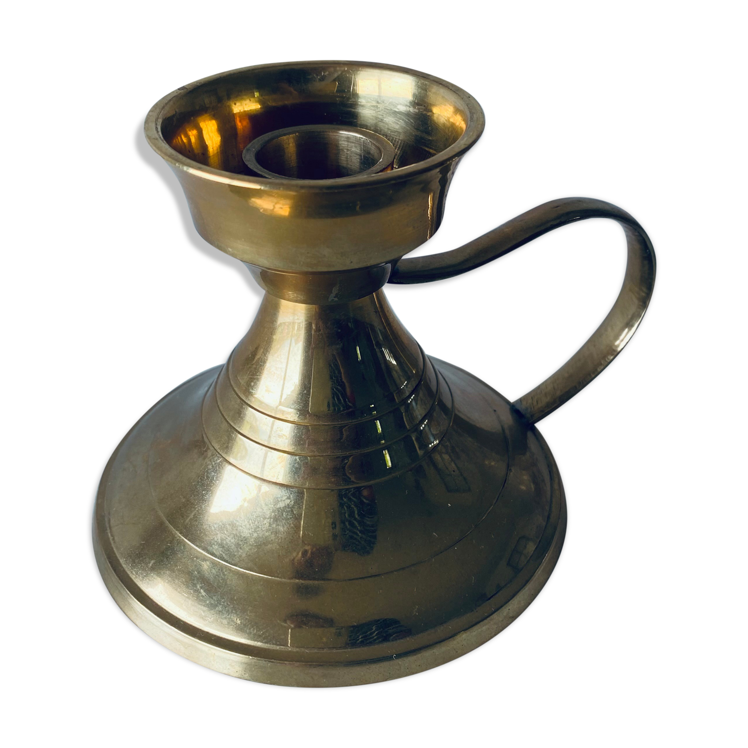 Brass candle holder