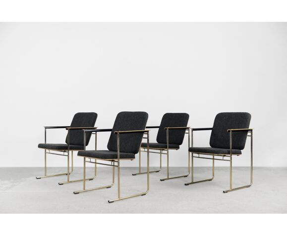 Vintage Bauhaus Skaala Chair by Yrjö Kukkapuro for Avarte, 1980s, Set of 4  | Selency