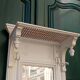 Wood and caning coat rack Louis XVI