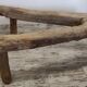 Banc brutaliste atypique