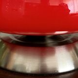 Lampe champignon tactile rouge