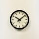 Industrial bakelite factory wall clock from Pragotron, 1960s