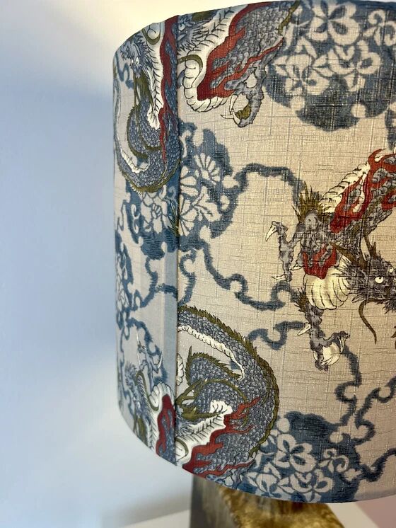 Average dragon lamp upcycled from an original Scheurich WGP vase.