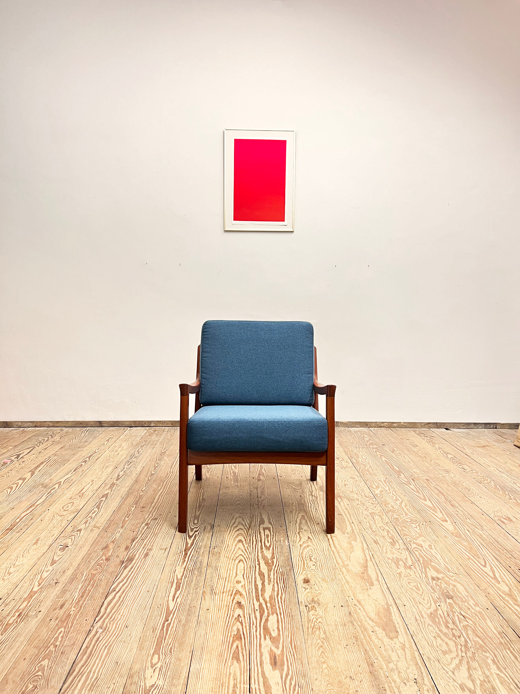 Teak armchair by Ole Wanscher for France & Son, Mid Century Modern Danish Design, 1950er