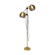 Golden metal floor lamp 70s