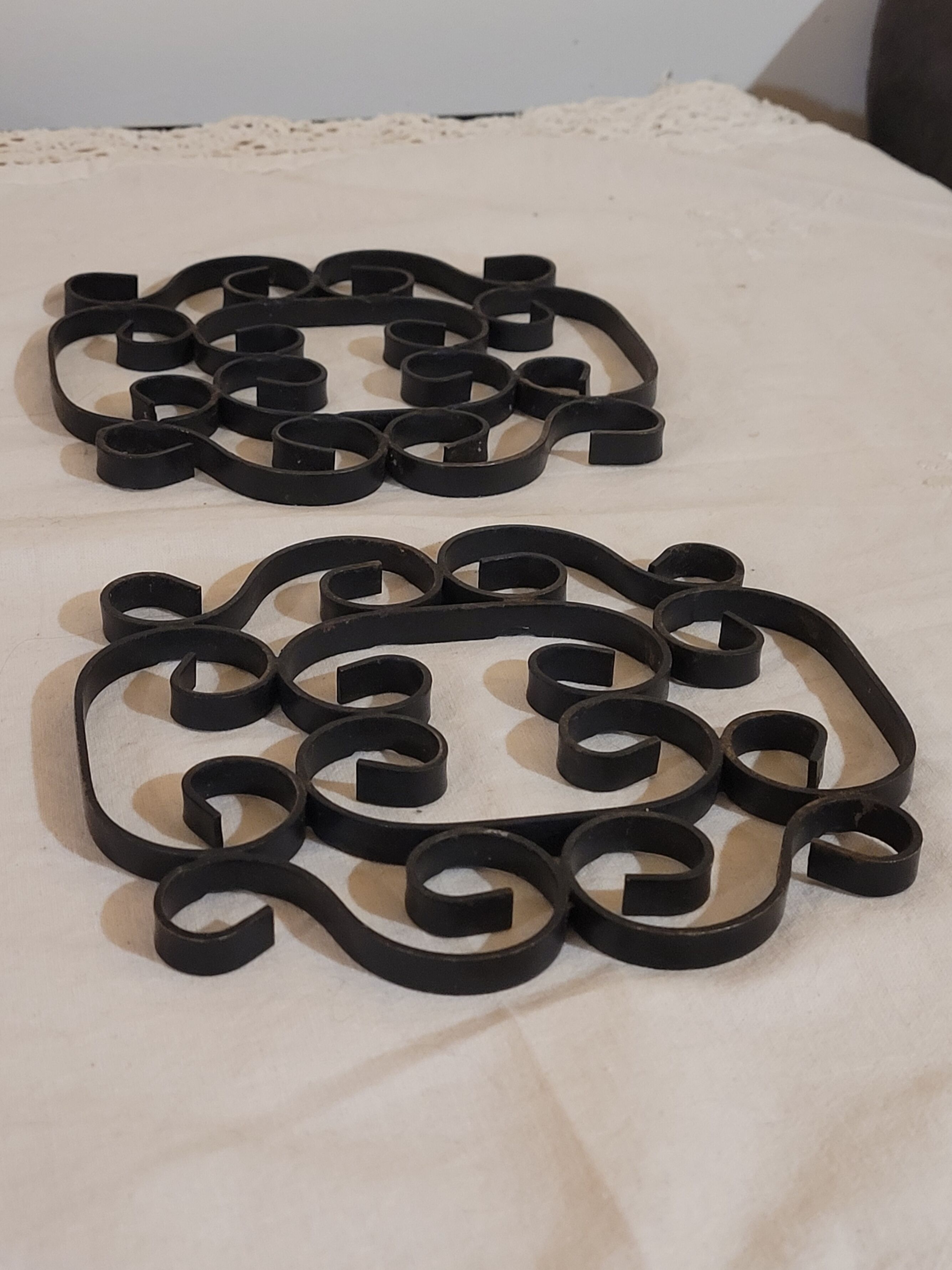 Pair of wrought iron underwear - vintage