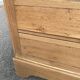 19th century Louis Philippe solid oak chest of drawers, renovated