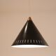 Black Bent Karlby cone lamp for LYFA