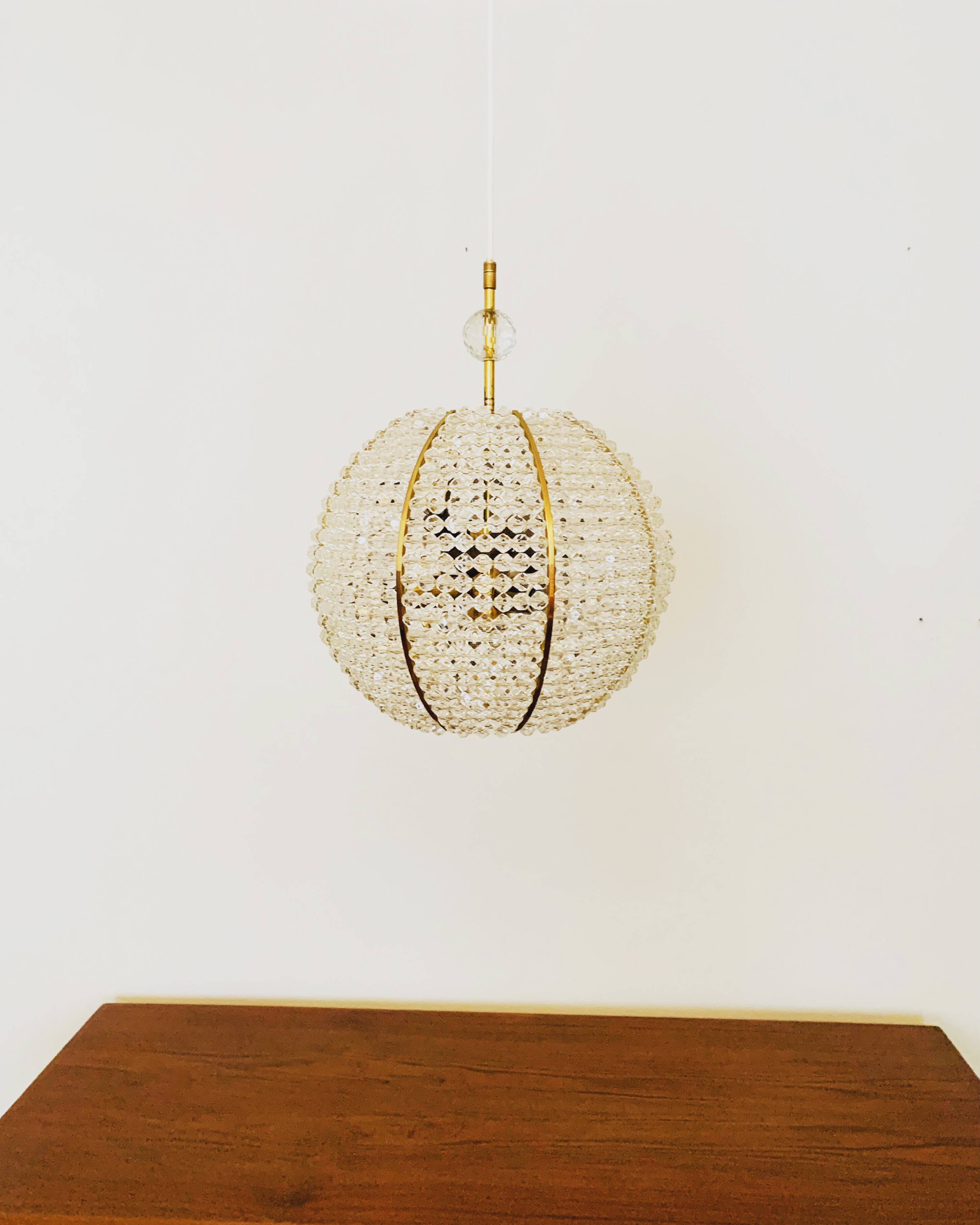 Large Acrylic Ball Pendant Lamp