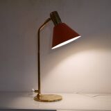 Scandinavian lamp in metal and brass from the 1970s.