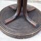 Rattan coat rack