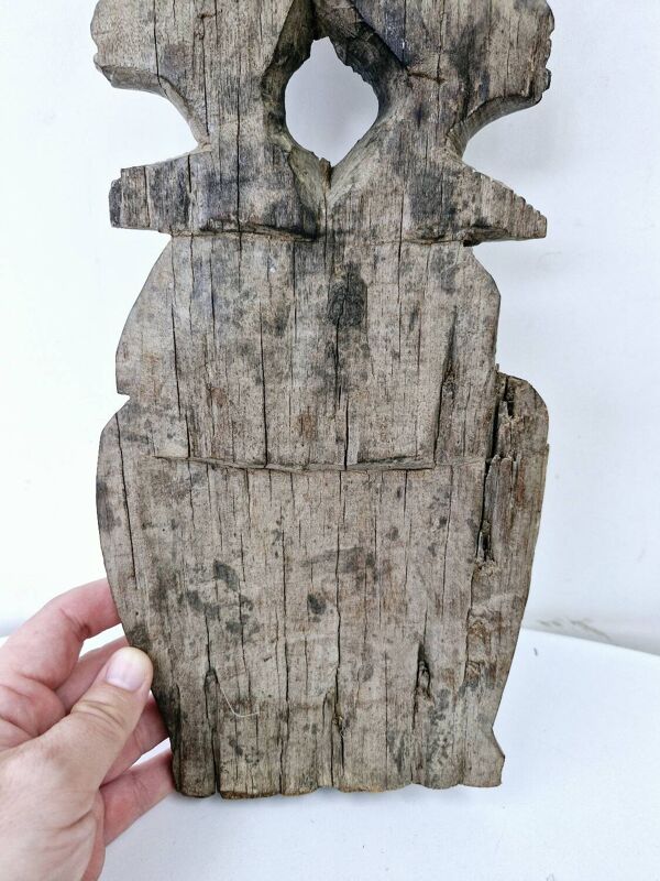 Masque Malgache Ancien Bois Palissandre Femme Têtes de Femmes Sculpté Artisanat