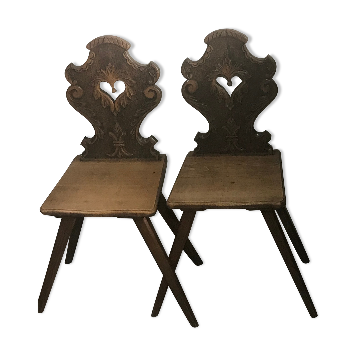 2 old Alsatian chairs