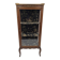 Antique display cabinet in Louis XV-Louis XVI transitional style in mahogany.