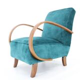 1950s Jindrich Halabala Restored Armchair, Czechoslovakia