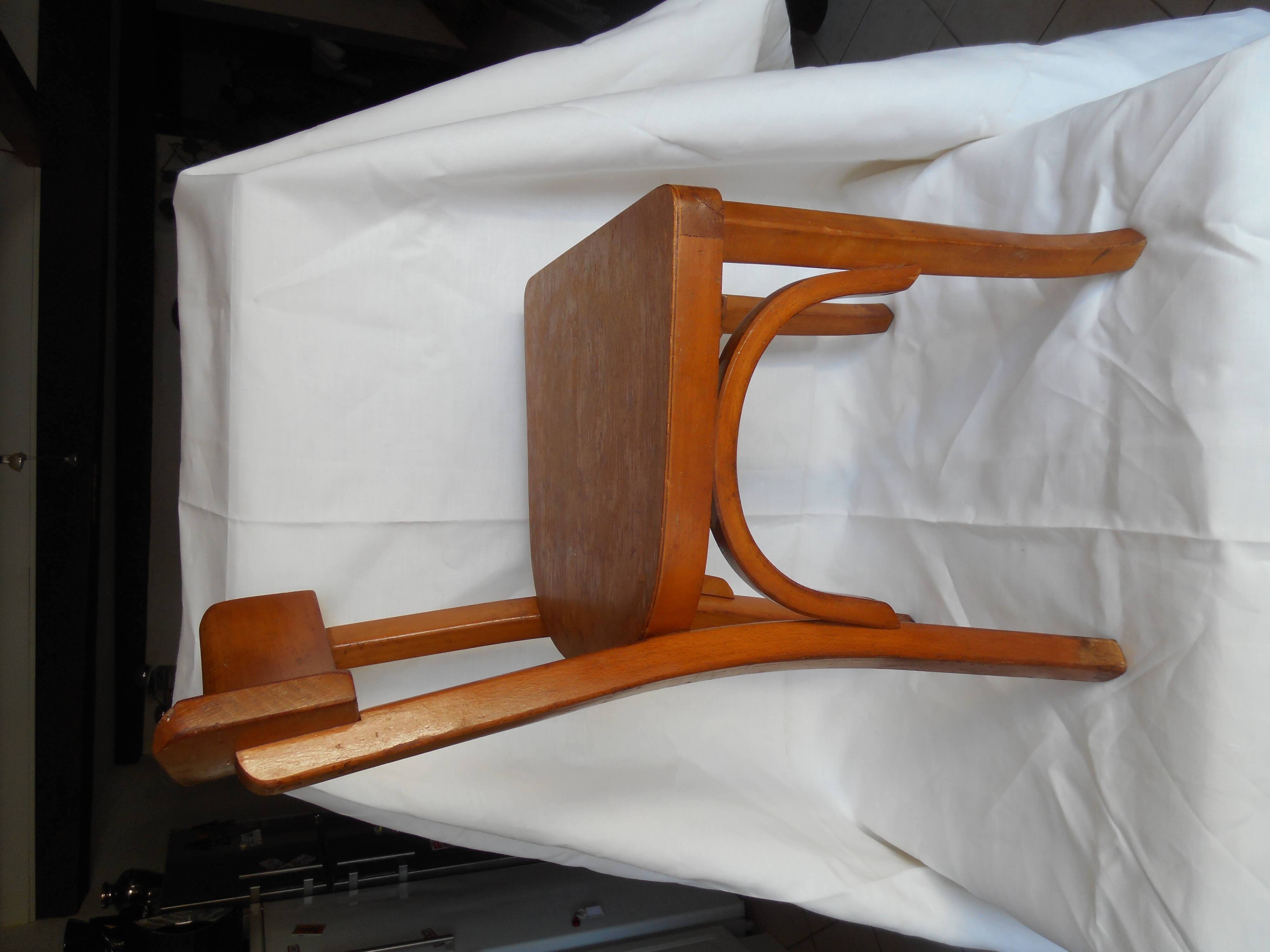 Chaise enfant Baumann signée