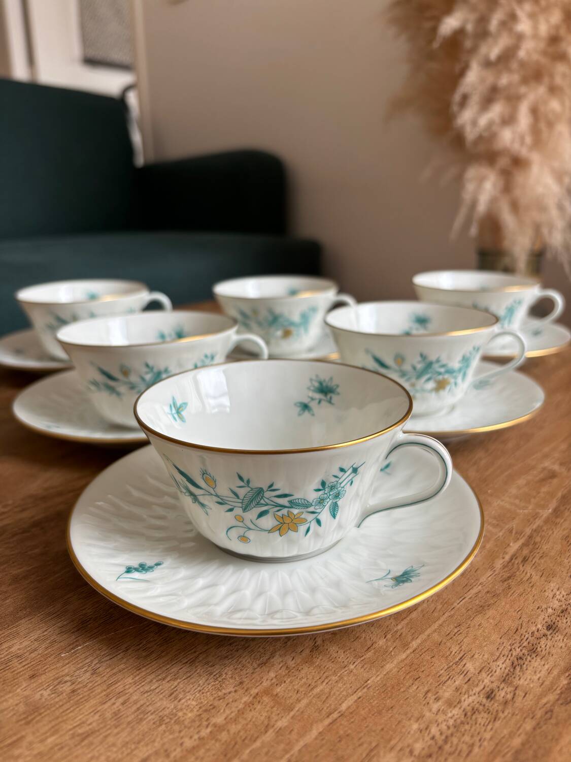 6 Limoges porcelain cups