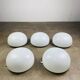 5 opaline ball sconces, half spheres, ceiling lights