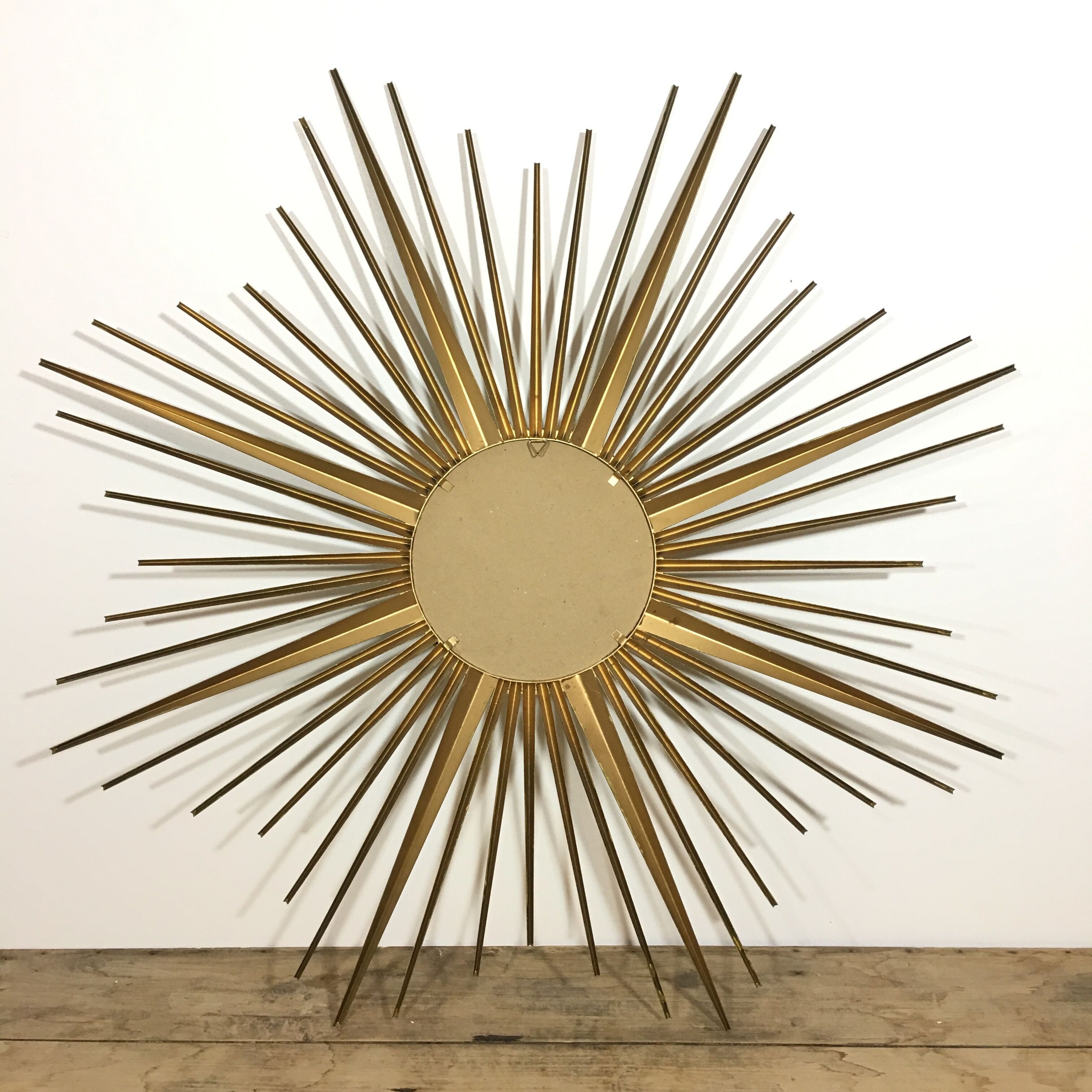 Mirror gold metal sun Chaty Vallauris 85x85cm