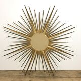 Mirror gold metal sun Chaty Vallauris 85x85cm