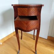 Nightstand with writing desk in Louis XV style.