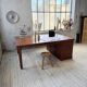 Double-sided walnut counter desk 1900