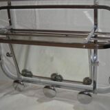 Art Deco wall-mounted coat rack from the 1930s