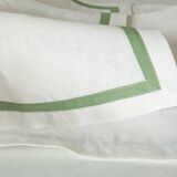 100% linen napkins with edging 20"x20" (50x50cm) - Set 6 Napkins