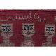 Vintage Turkish Hand-Knotted Wool Cotton Purple Runner 90x288