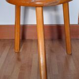 Vintage wooden tripod stool