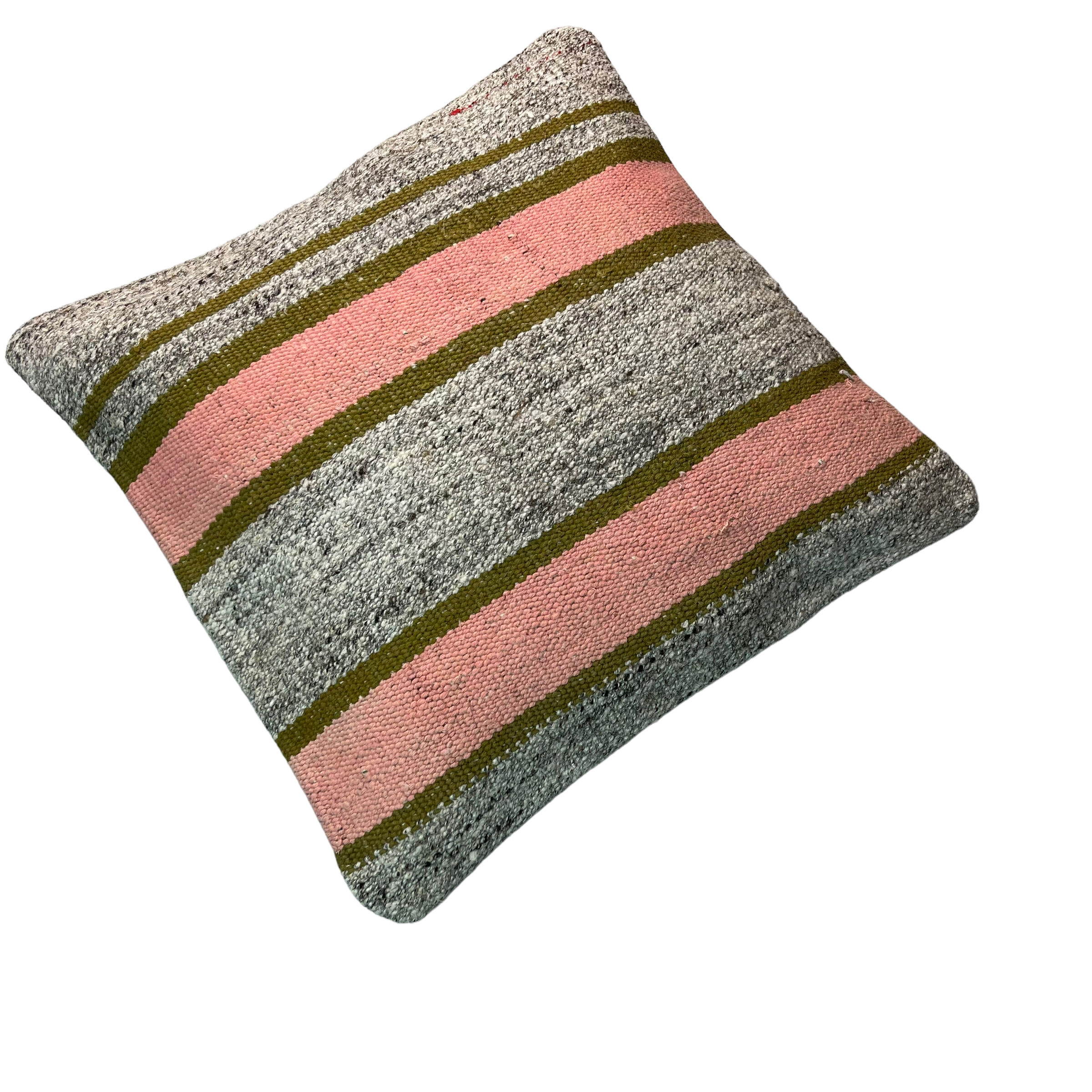 Housse de coussin kilim turc vintage, 40 x 40 cm