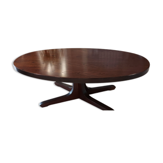 Vintage Baumann oval coffee table 1970s
