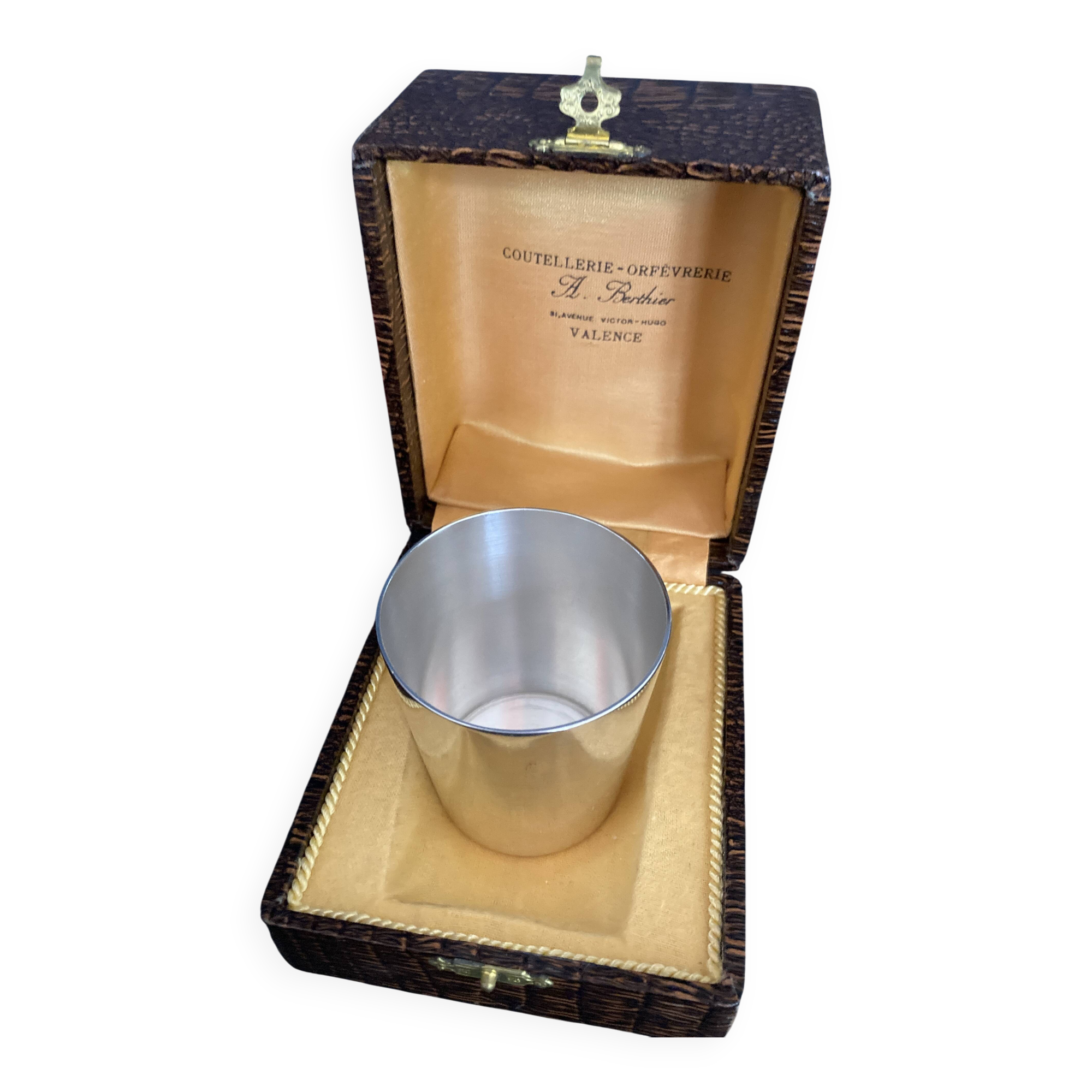 Timbale de naissance vintage - Christofle