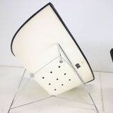 Set of Two Leather Original George Nelson Coconut Chairs, Vitra