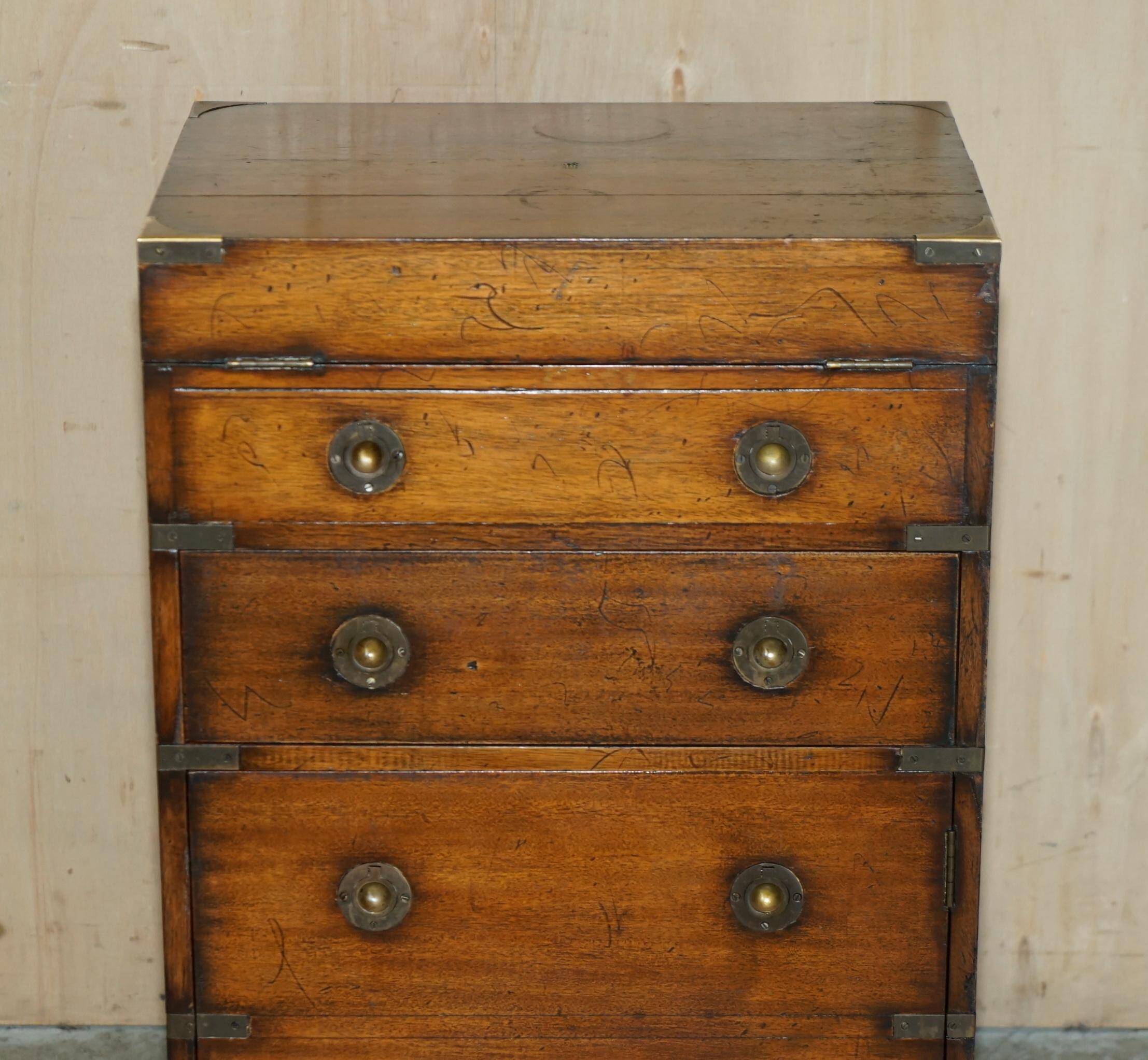 Harrods Kennedy Leather Slope Desk with Drawers