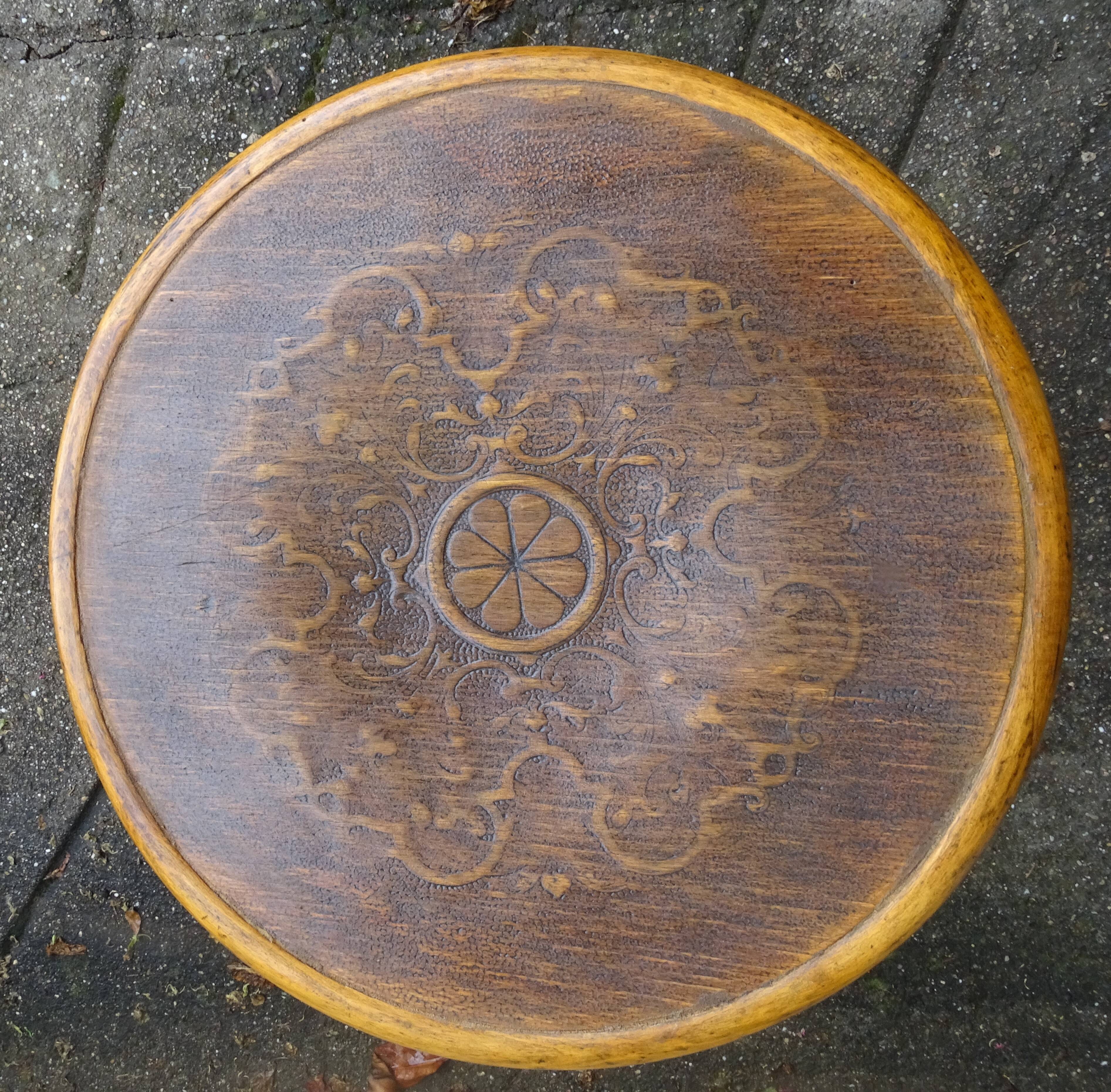 Thonet top bistro stool 1900 original state