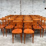Set of 32 vintage bistro chairs
