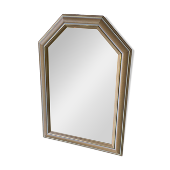 Vintage mirror with solid wood frame 42x47cm