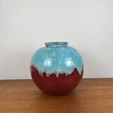 Ceramic ball vase by cab 1976