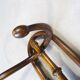 Wall coat rack by Kohn, bent wood 1910, no Thonet.