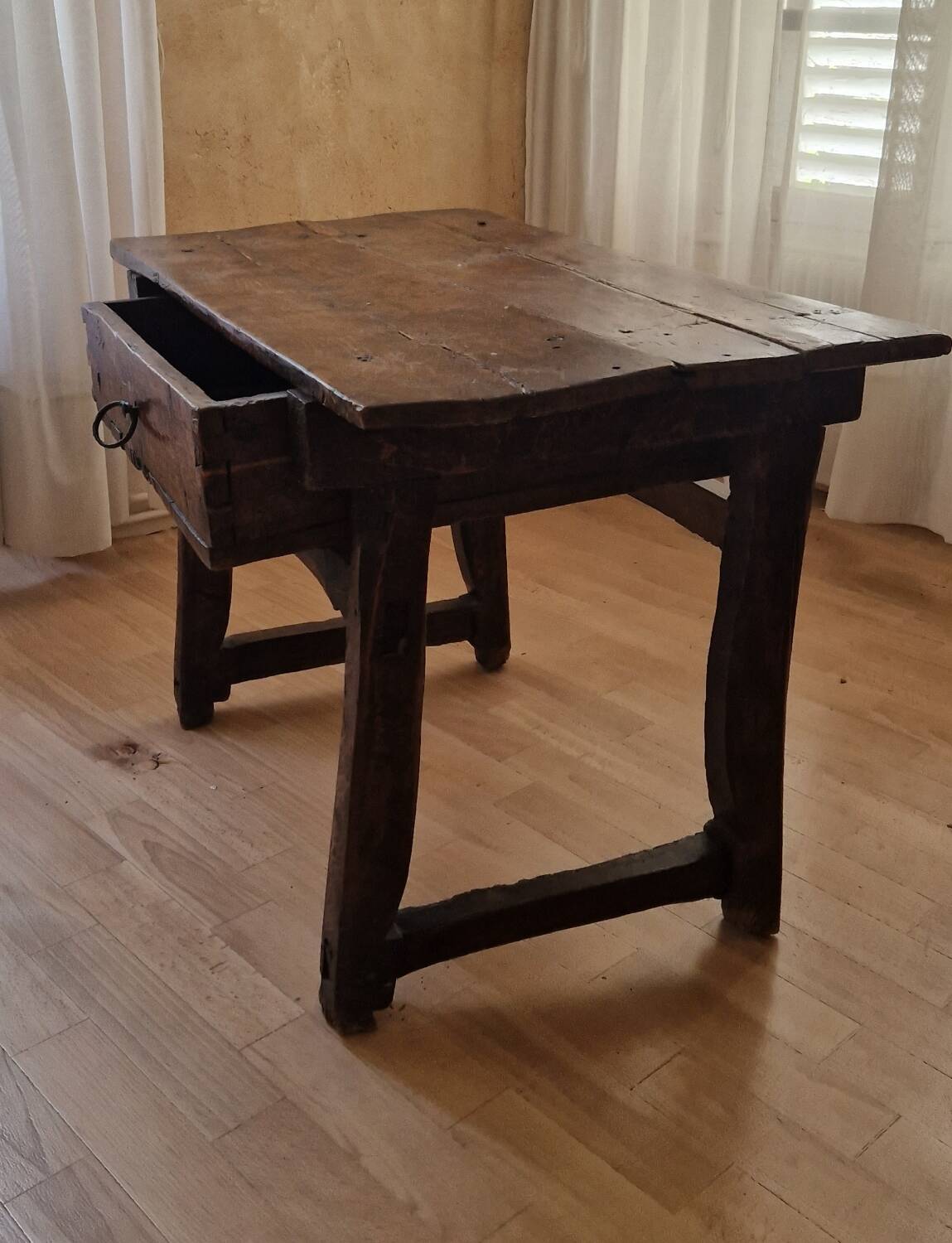 Rustic wooden desk
