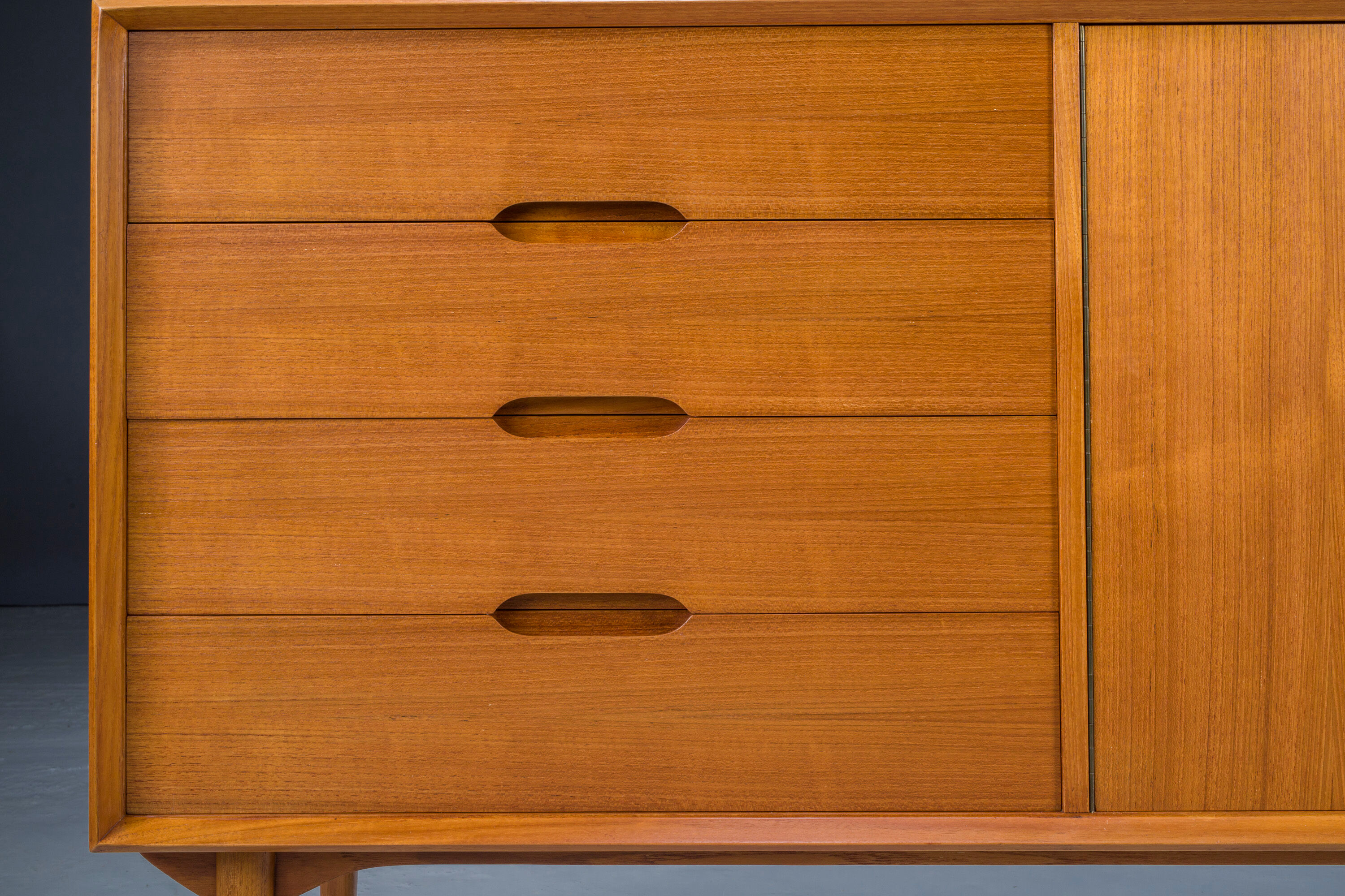 Mid-Century Teak Sideboard by Rex Raab for Wilhelm Renz, Germany, 1960s