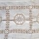 Nappe brodée main