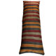 Vintage turkish kilim cushion cover , 120 x 40 cm