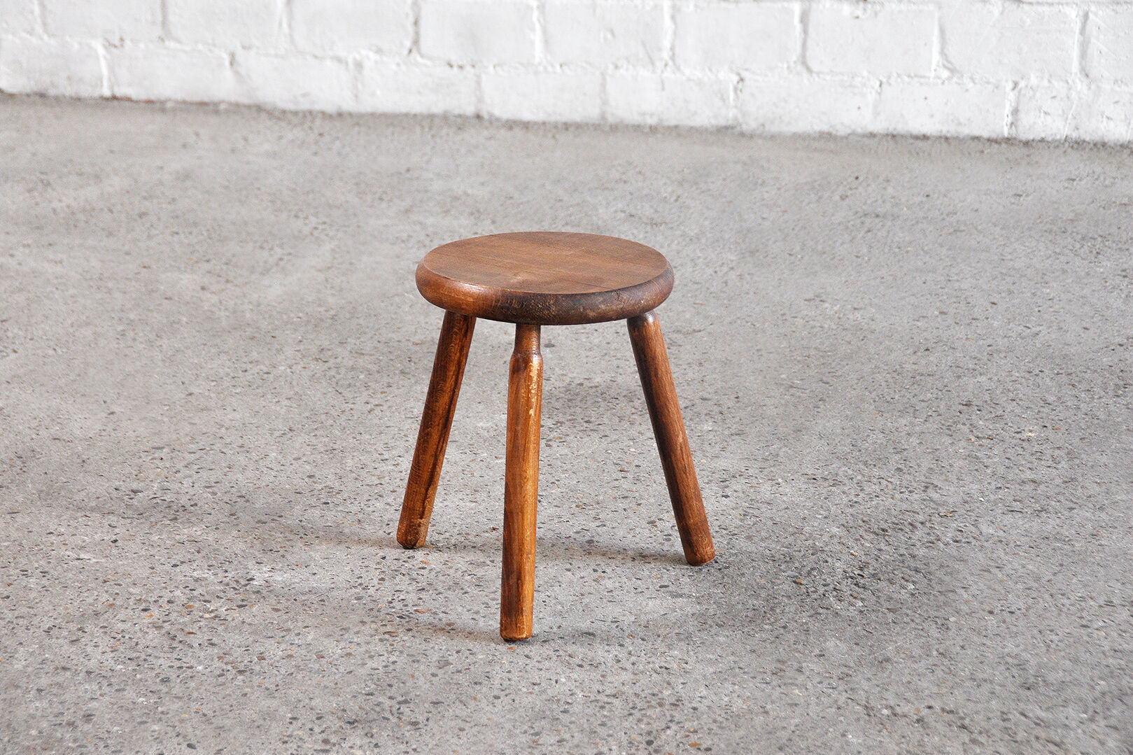 Vintage tripod stool, france, mid-20th century