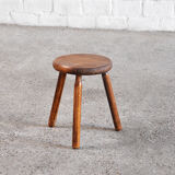 Vintage tripod stool, france, mid-20th century