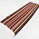 3x10 Striped Pattern Turkish Kilim Runner Rug, 100x299Cm