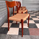 Set of 4 Møller 71 chairs